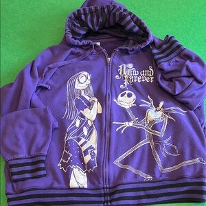 Disney Purple Nightmare Before Christmas Hoodie